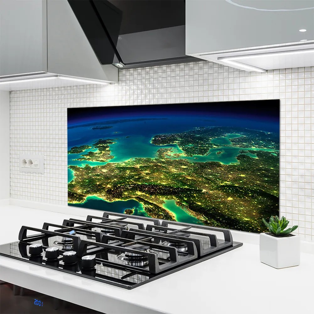 Panel nad blat kuchenny Futurystyczny Obraz Abstrakcyjny