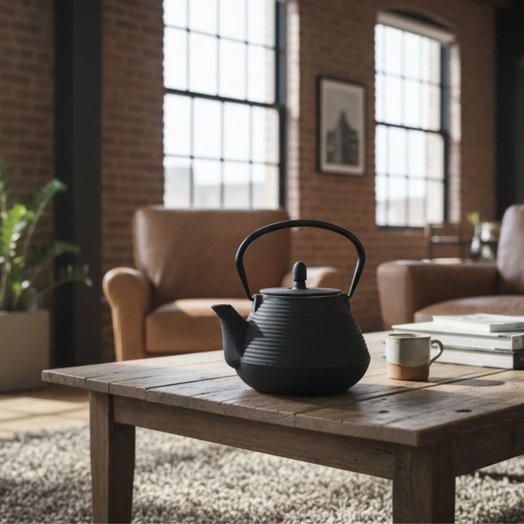 Czajnik żeliwny z zaparzaczem YUKI, 1000 ml