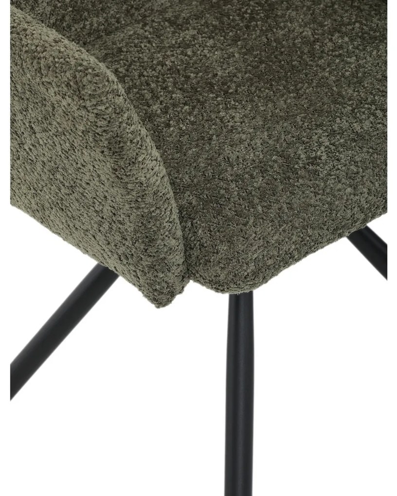 Zestaw krzeseł obiadowych z mechanizmem powrotnymDCH-W1117 GRN2, 2 szt.