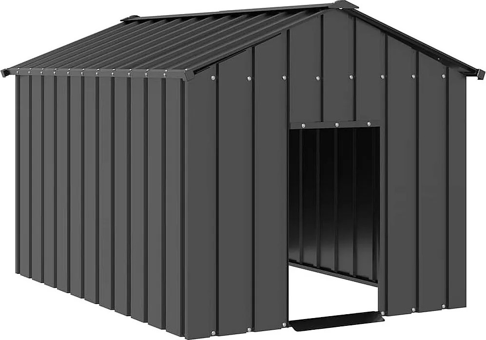 Buda dla psa z dachem, 113x153x101 cm, ocynkowana stal.