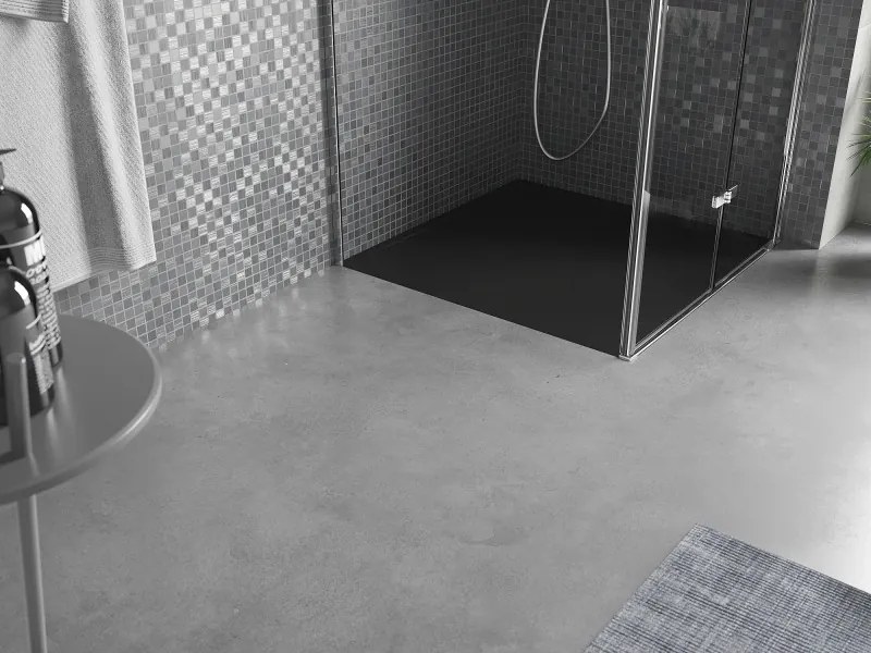 Mexen Amon brodzik kwadratowy SMC 90 x 90 cm, czarny - 4F709090