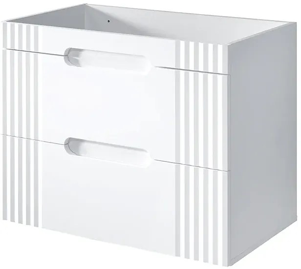 Biała szafka umywalkowa 80 cm - Ralfo 4X