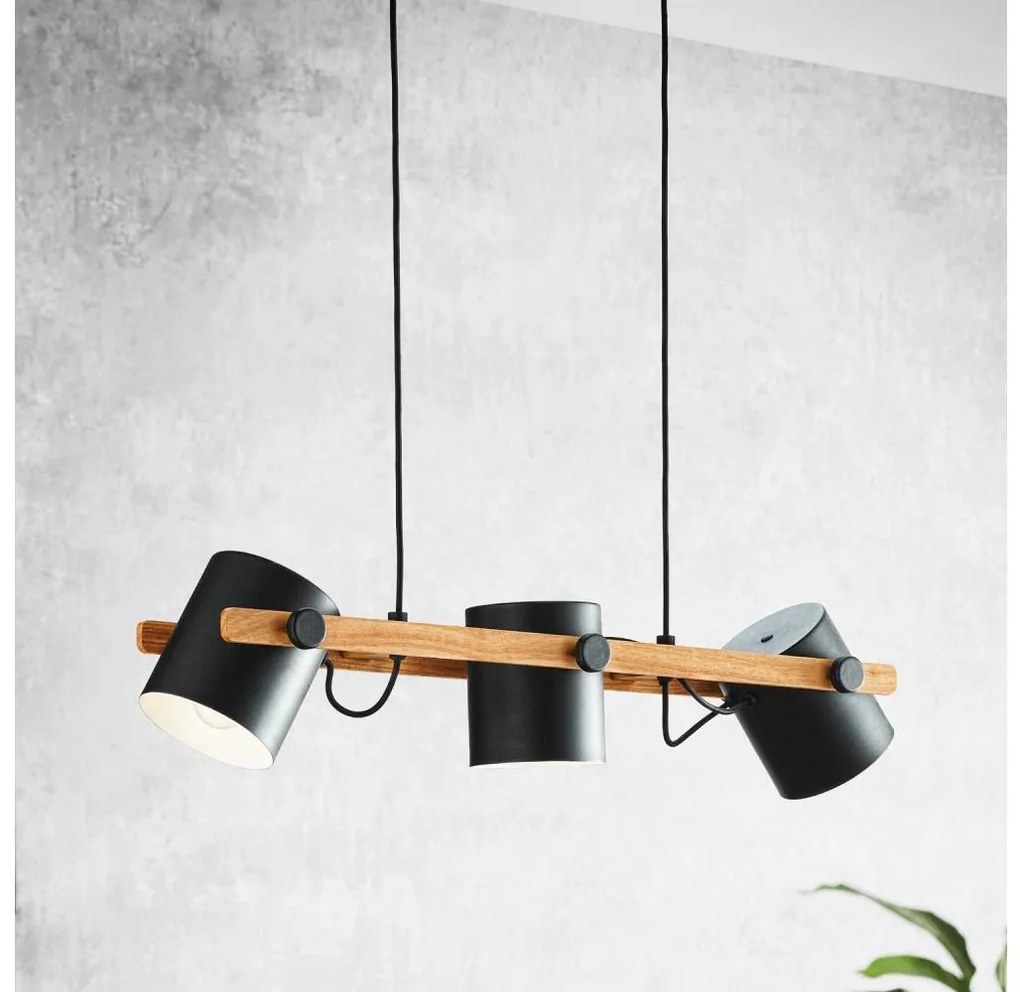 Eglo 43517 - Żyrandol na lince HORNWOOD 3xE27/60W/230V