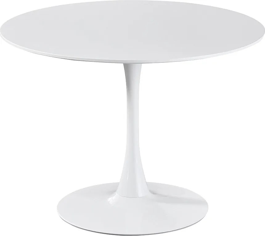 Stół jadalny - MDF - biały - RONDA