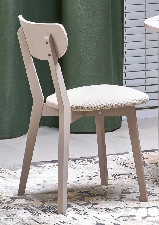 Kaszmirowe krzesło z tapicerowanym siedziskiem Buggi 2 Halmar