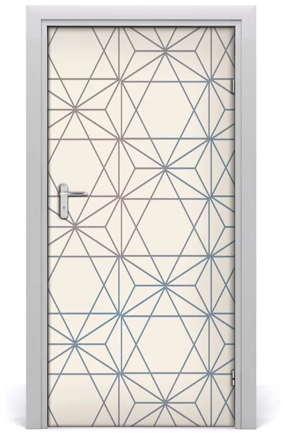 Naklejka fototapeta na drzwi Geometryczne tło