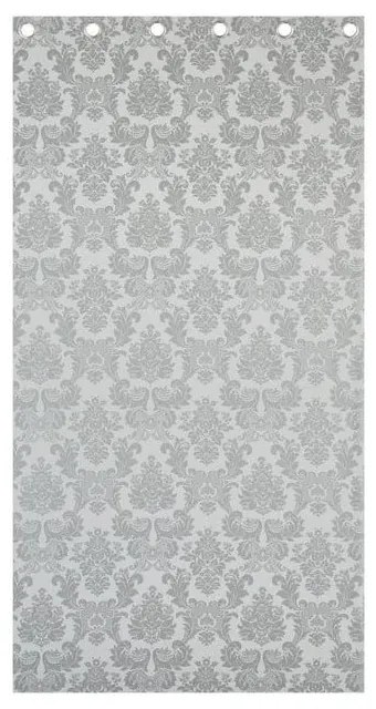 Szare adamaszkowe zasłony zestaw 2 szt. 168x183 cm Damask Jacquard – Catherine Lansfield