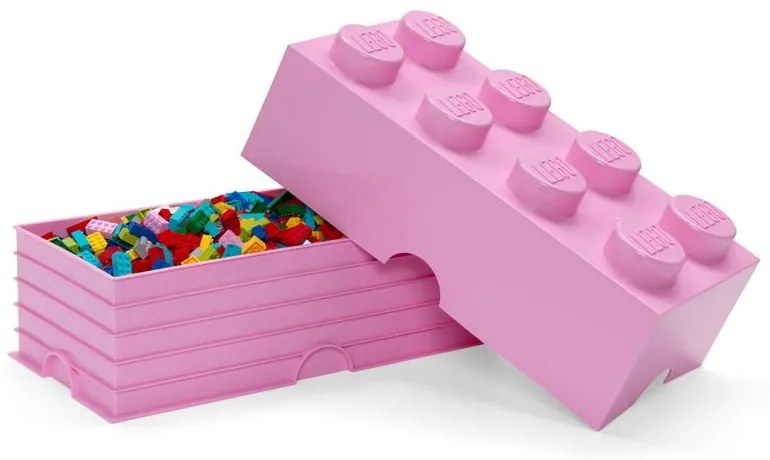 Jasnoróżowy pojemnik LEGO®