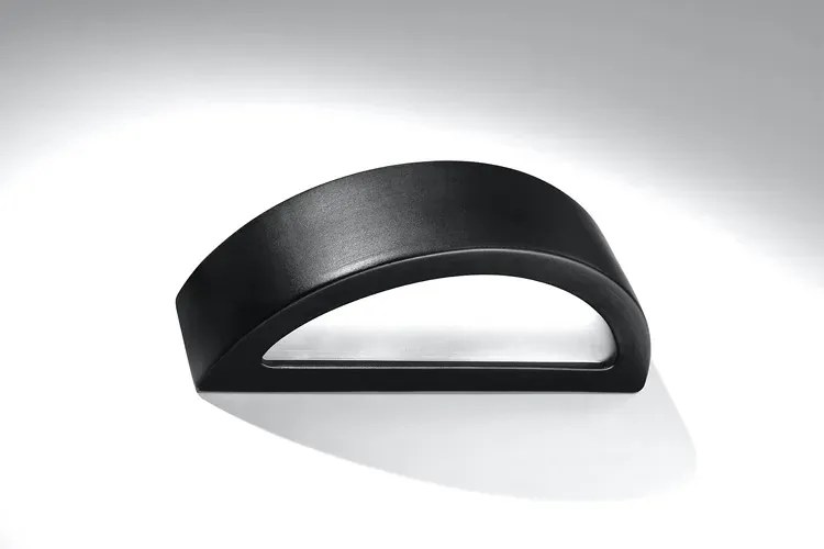 Czarny ceramiczny kinkiet nad obraz F4-C65