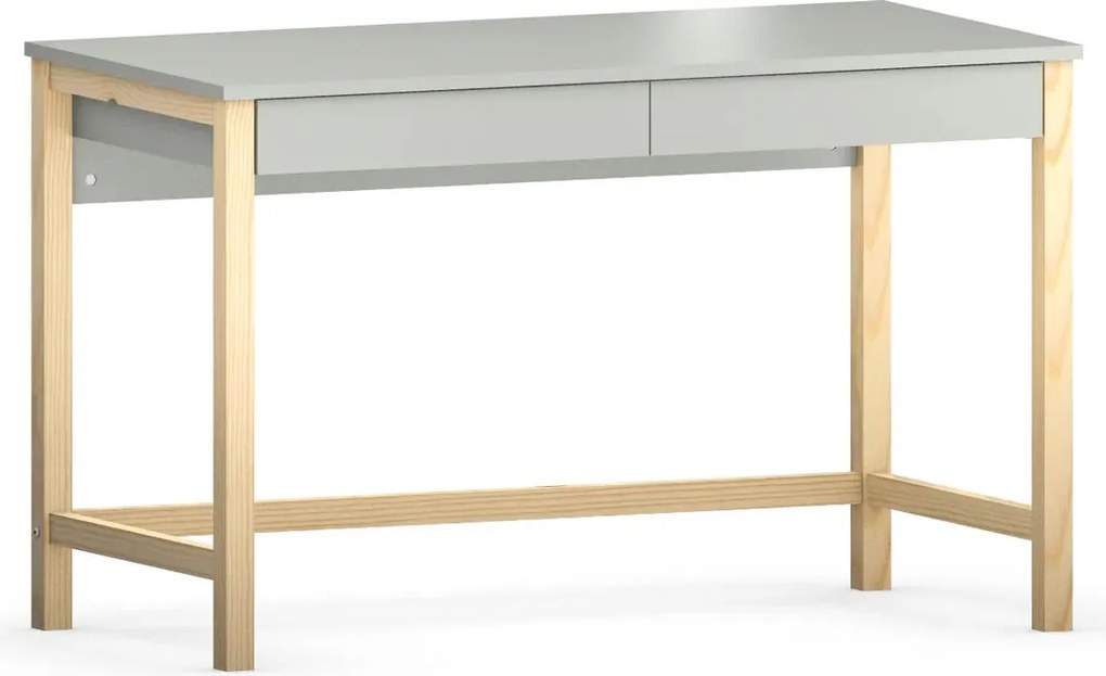 Szare biurko do pokoju dziecięcego 50x100 F4-H37