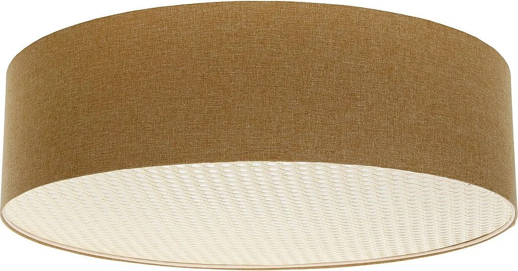 Plafon sufitowy ERUTAN RATTAN 50 żółty