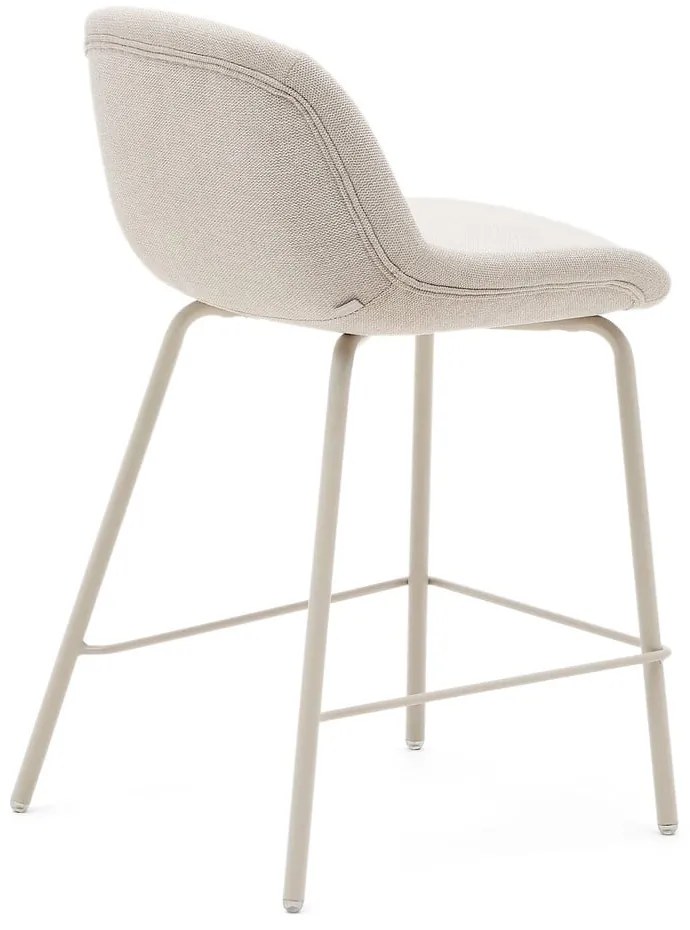 Beżowy hoker (wysokość siedziska 65 cm) Aimin – Kave Home