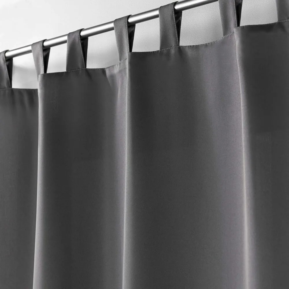 Ciemnoszara zasłona 140x260 cm Essentiel – douceur d'intérieur