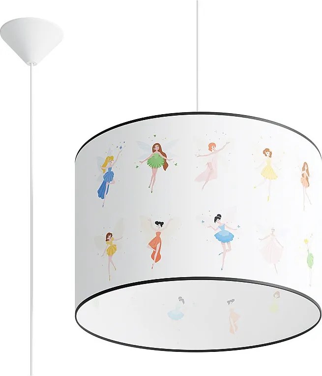 Lampa wisząca WRÓŻKI 40 biała