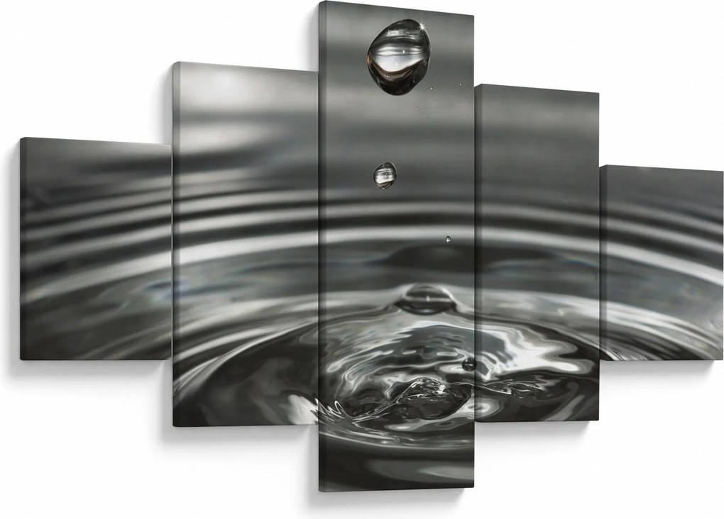 Obraz kropli wody (125x70 cm)