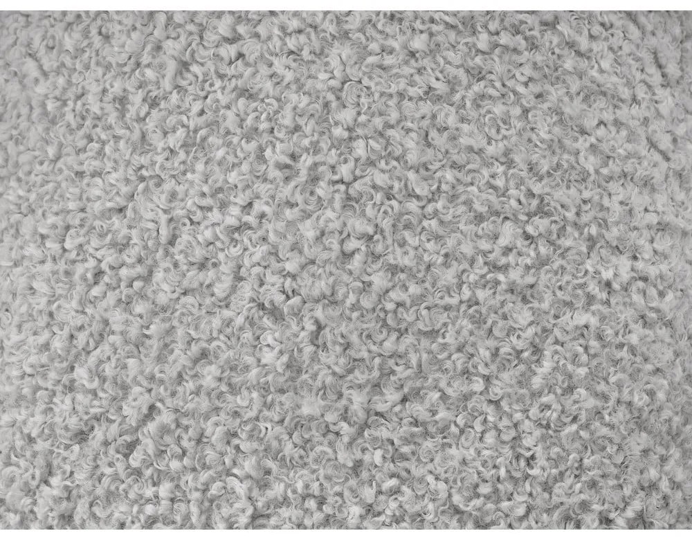 Jasnoszara sofa z materiału bouclé 232 cm Hippolyte – Bobochic Paris