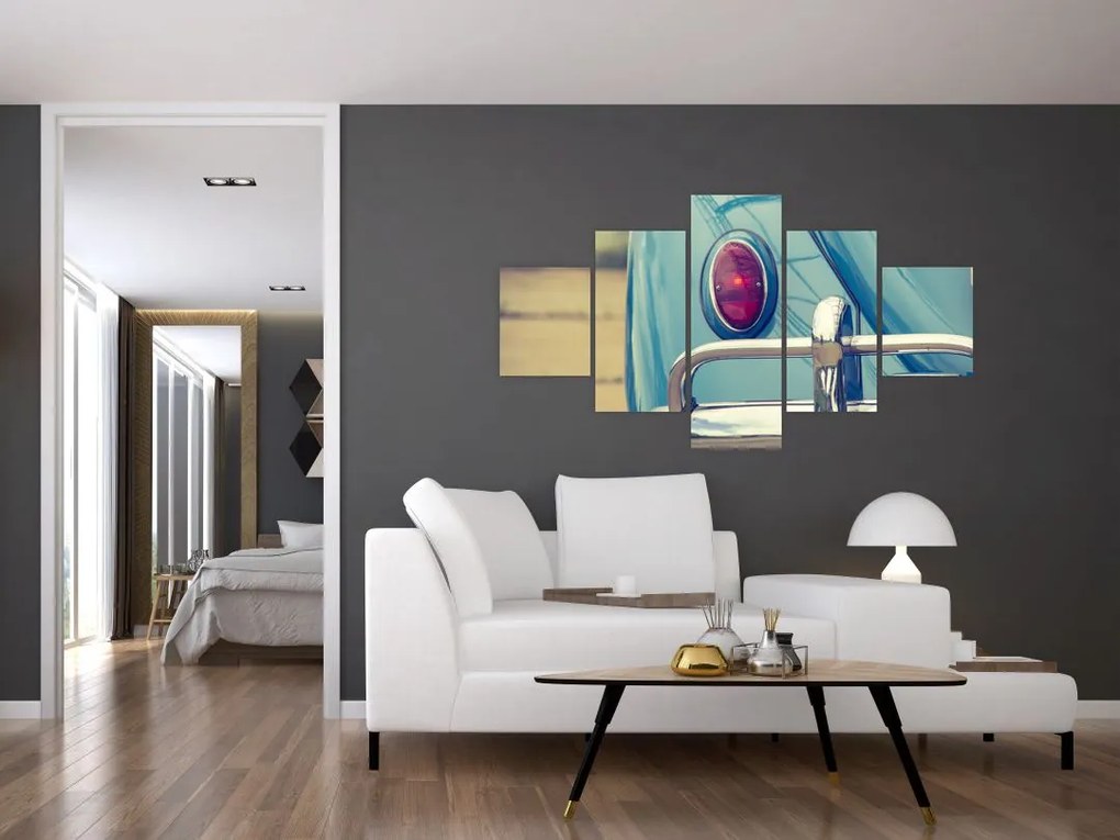 Obraz turkusowego weterana (125x70 cm)