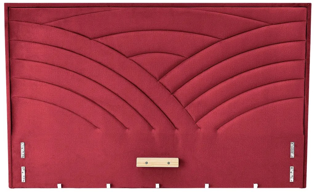 Bordowe pikowane wezgłowie do łóżka T2-D38
