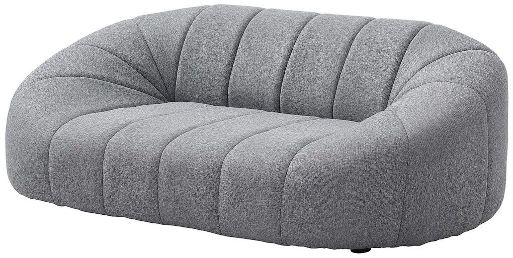 Kanapa dla zwierząt z szarą melanżową tapicerką - szer. 98 x gł. 62 x wys. 33 cm - PARUIMA