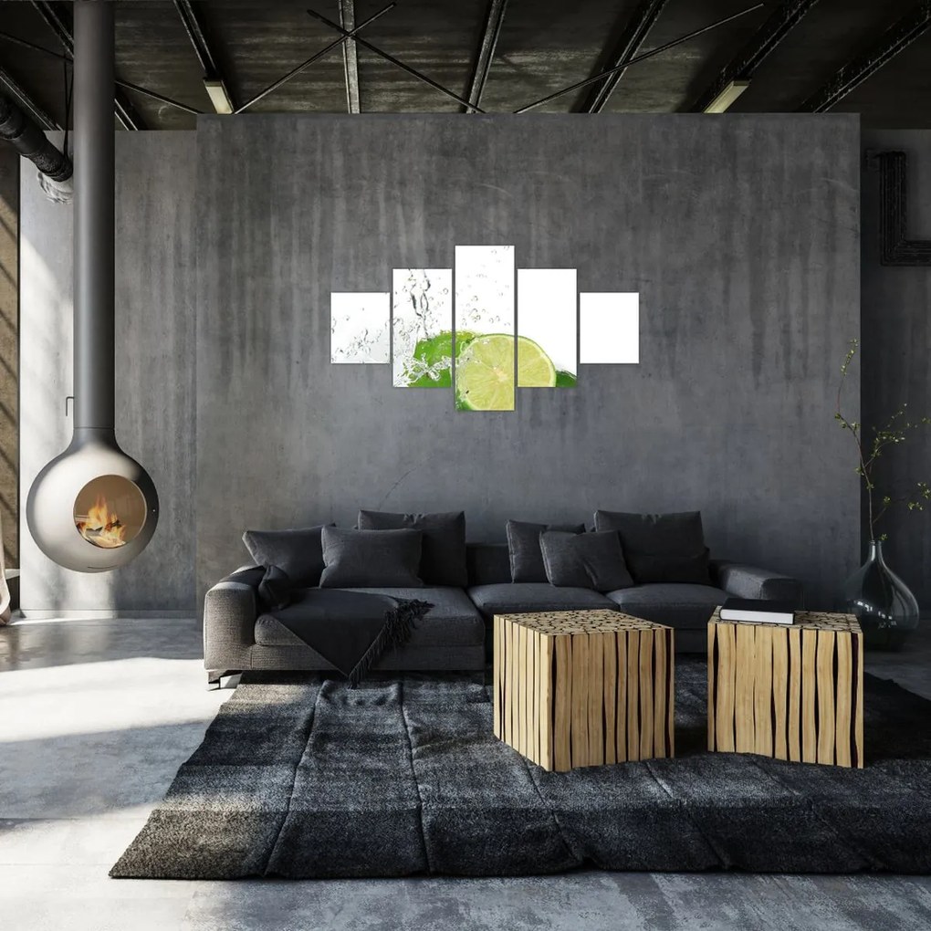 Obraz - Soczyste cytryny (125x70 cm)