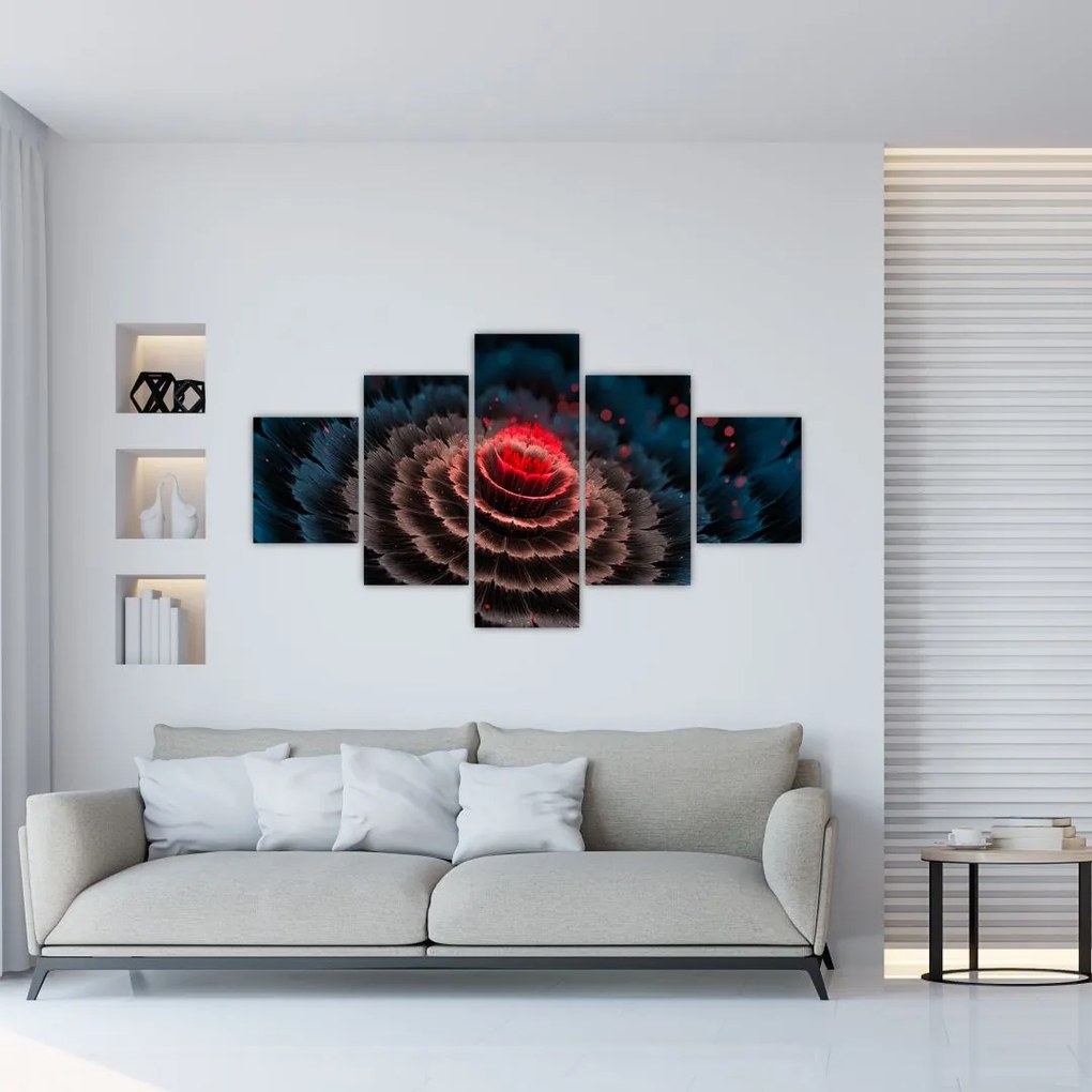 Obraz abstrakcji (125x70 cm)