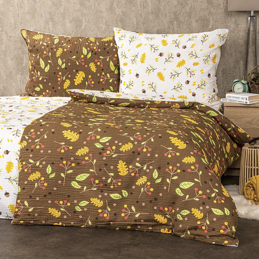 4Home Pościel z kory Jesień, 140 x 200 cm, 70 x 90 cm, 140 x 200 cm, 70 x 90 cm