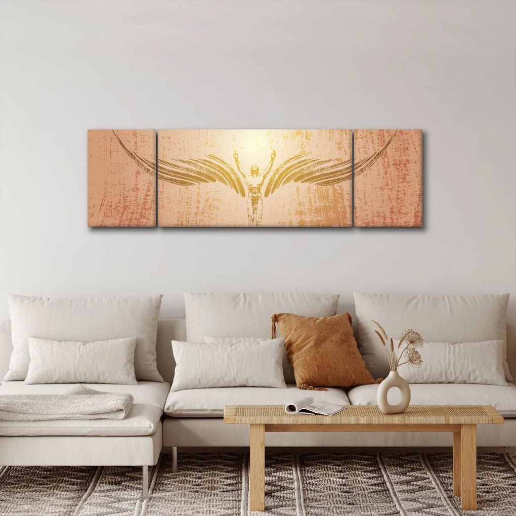 Obraz - Anielska abstrakcja (170x50 cm)