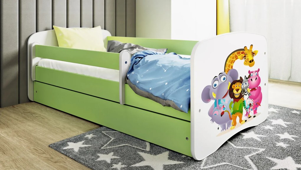 Łóżko dziecięce BABY DREAMS 180x80 zoo KOCOT KIDS