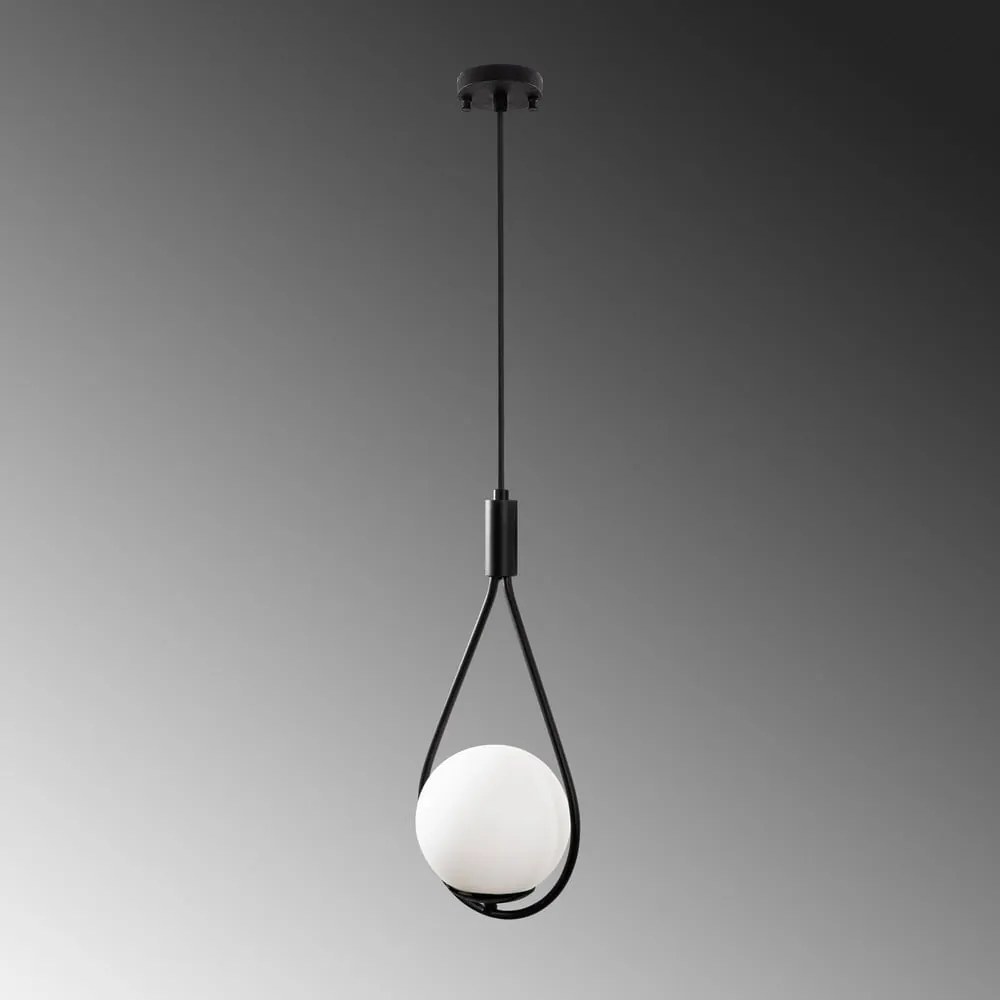 Lampa wisząca ze szklanym kloszem Sessiz – Opviq lights
