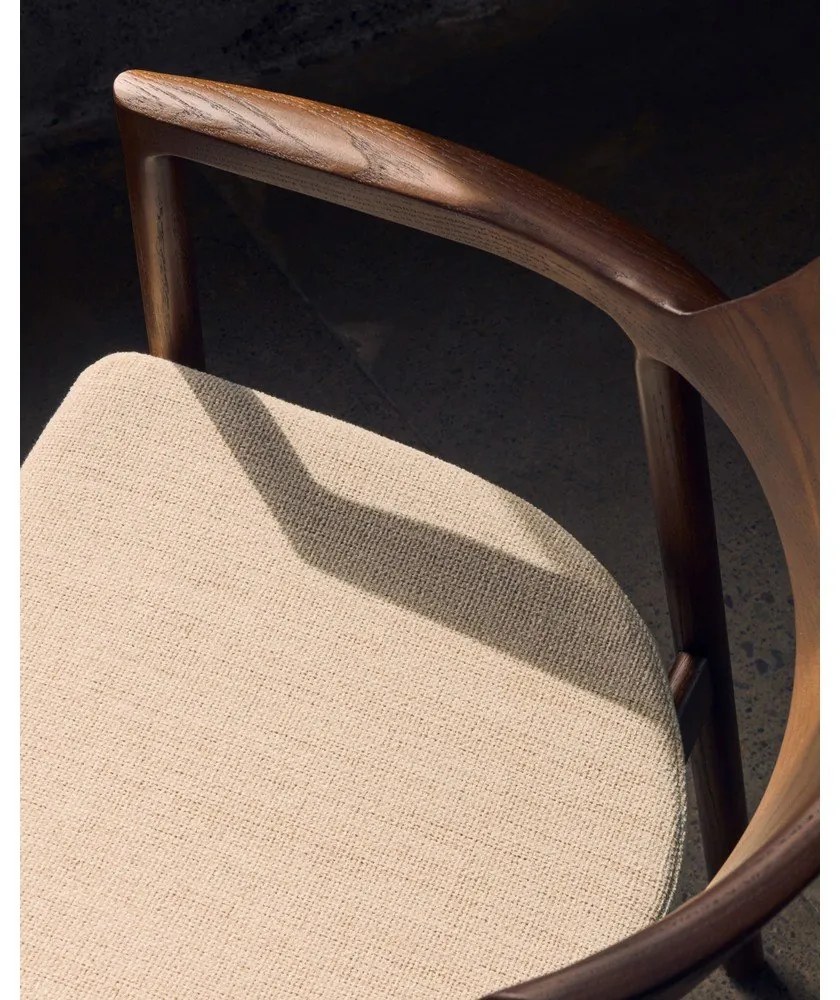 Brązowe krzesło Alocs – Kave Home