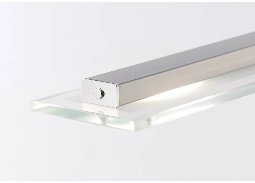 Metalowa lampa wisząca LED ze ściemniaczem w kolorze srebra Tenso – Fischer & Honsel