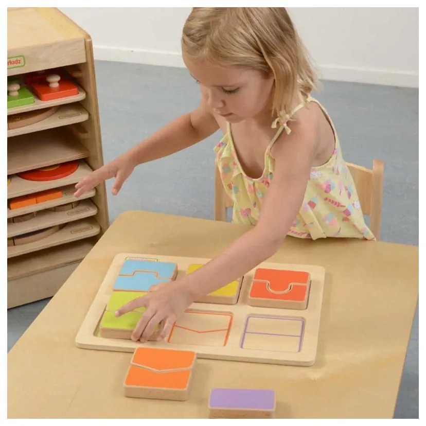 Masterkidz tablica edukacjna sorter dopasowanie kształty i kolory