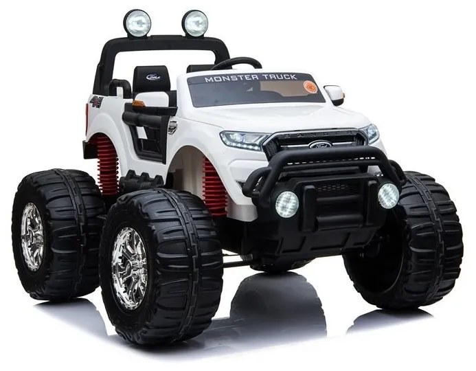 Pojazd na akumulator ford ranger monster biały