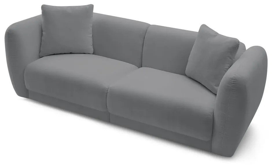 Jasnoszara sofa 230 cm Bourbon – Bobochic Paris