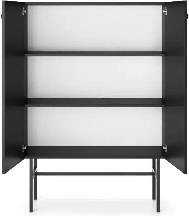 Komoda Alderia 2D – elegancka i kompaktowa w dwóch kolorach