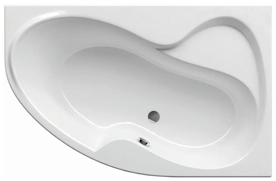 Ravak CL21000000 - Wanna narożna ROSA 160x105 cm akrylowa/biała