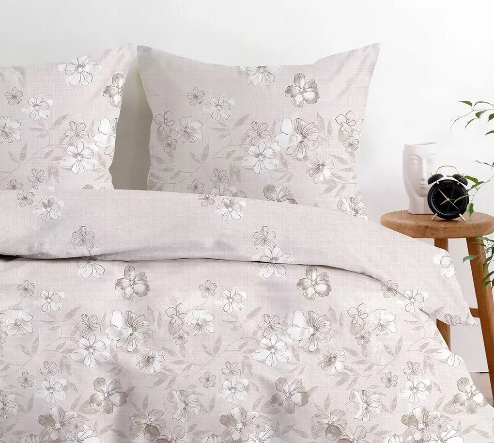 Pościel Bawełniana Greno Premium Linen 140x200 Beżowa GRENO