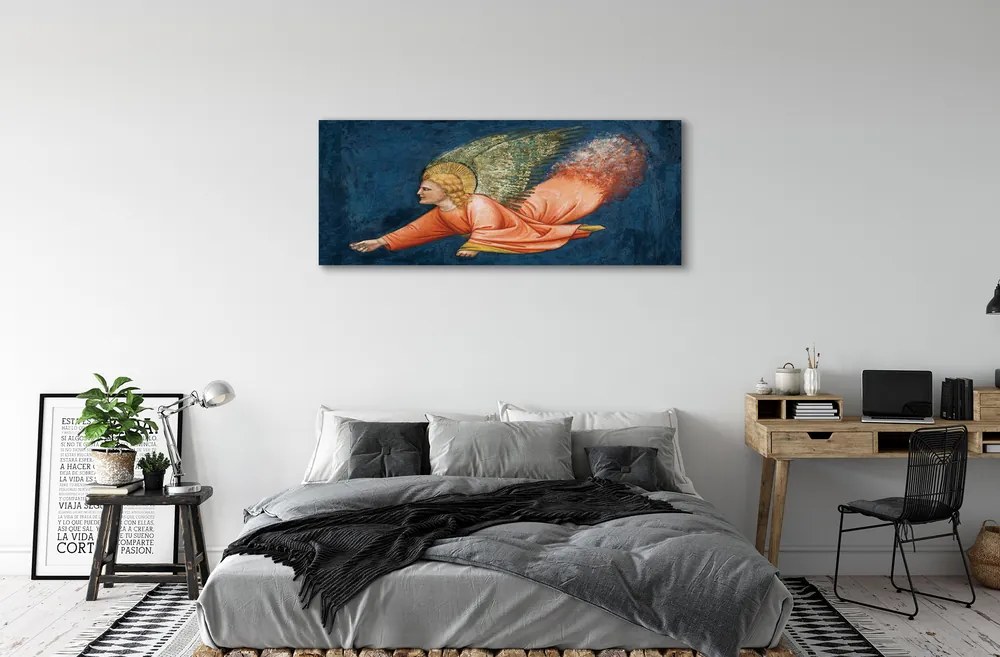 Duży obraz na płótnie Sztuka skrzydlaty anioł