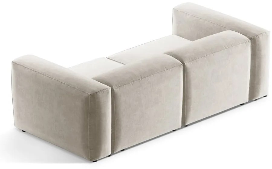 Beżowa sofa 224 cm Bergamo – Cosmopolitan Design