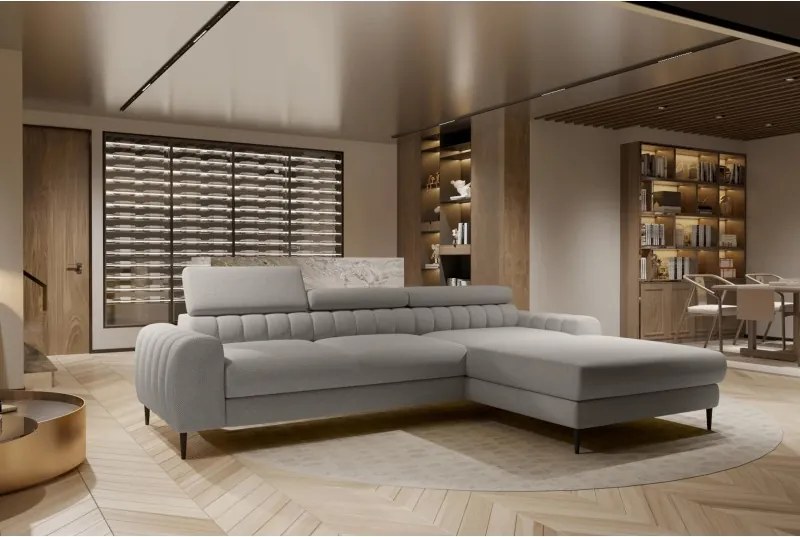 Narożnik NAVAS S z funkcją spania tkanina Promocyjna CURIO 83 WERSAL