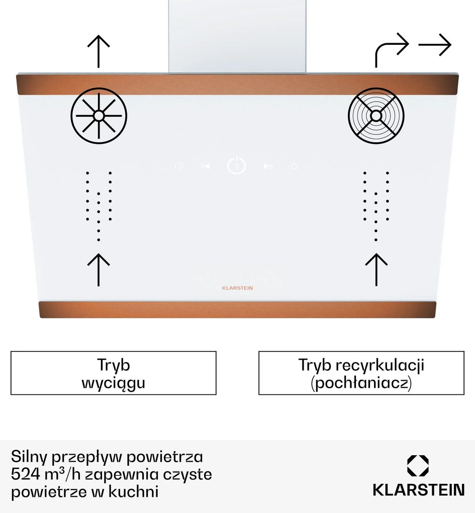 Klarstein FlashLine 60 Okap kuchenny 60 cm