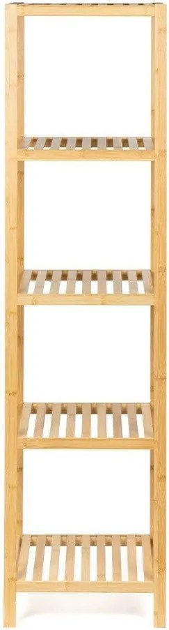 Bambusowy regał łazienkowy w naturalnym kolorze 37x140 cm Skaren – Bonami Essentials