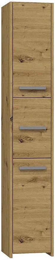 Industrialna Szafka Łazienkowa Dąb Artisan E0-E62