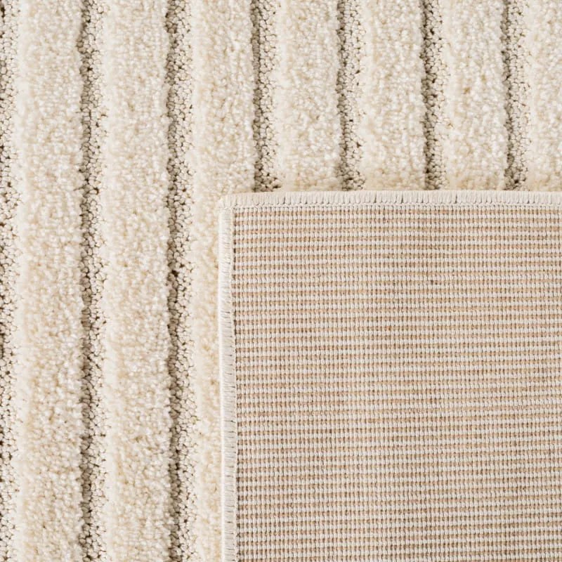 Dywan nowoczesny 3D Art kremowy Kwadraty 240 cm x 340 cm