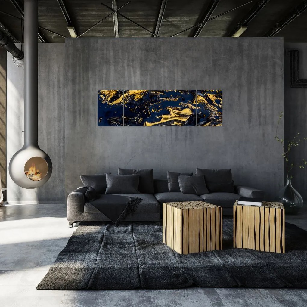 Obraz abstrakcji (170x50 cm)