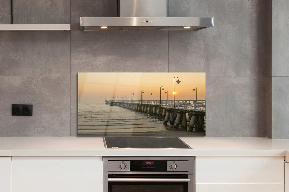 Panel szklany do Kuchni Klasyczne Molo w Gdańsku