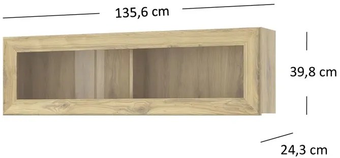 Szafka ścienna z witryną - Salmi 11X