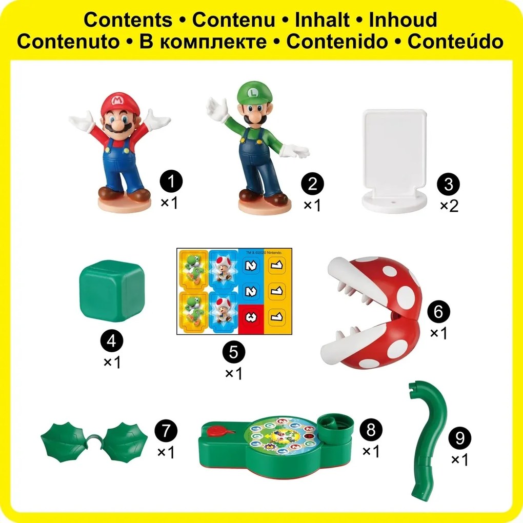 Epoch Super Mario gra planszowa Piranha PlantEscape