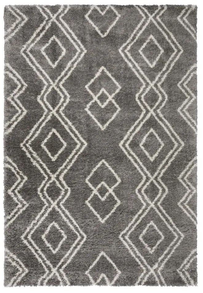 Szary dywan 120x170 cm Atlas Berber – Flair Rugs