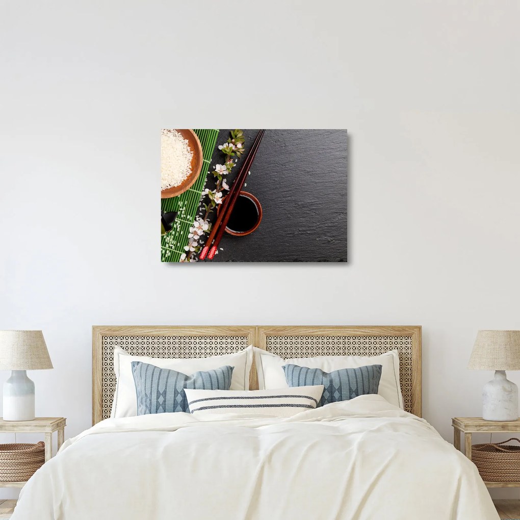 Obraz na szkle - Sushi (70x50 cm)